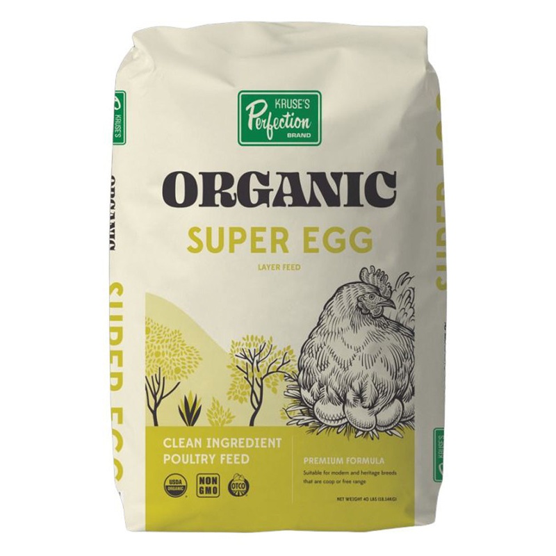 Kruse’s Perfection Organic Super Egg Layer Feed 40lb