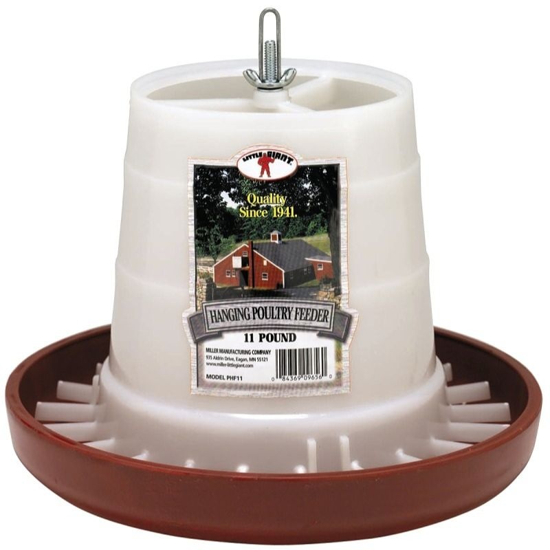 Little Giant Poultry Feeder Hanging 11 lb Plastic