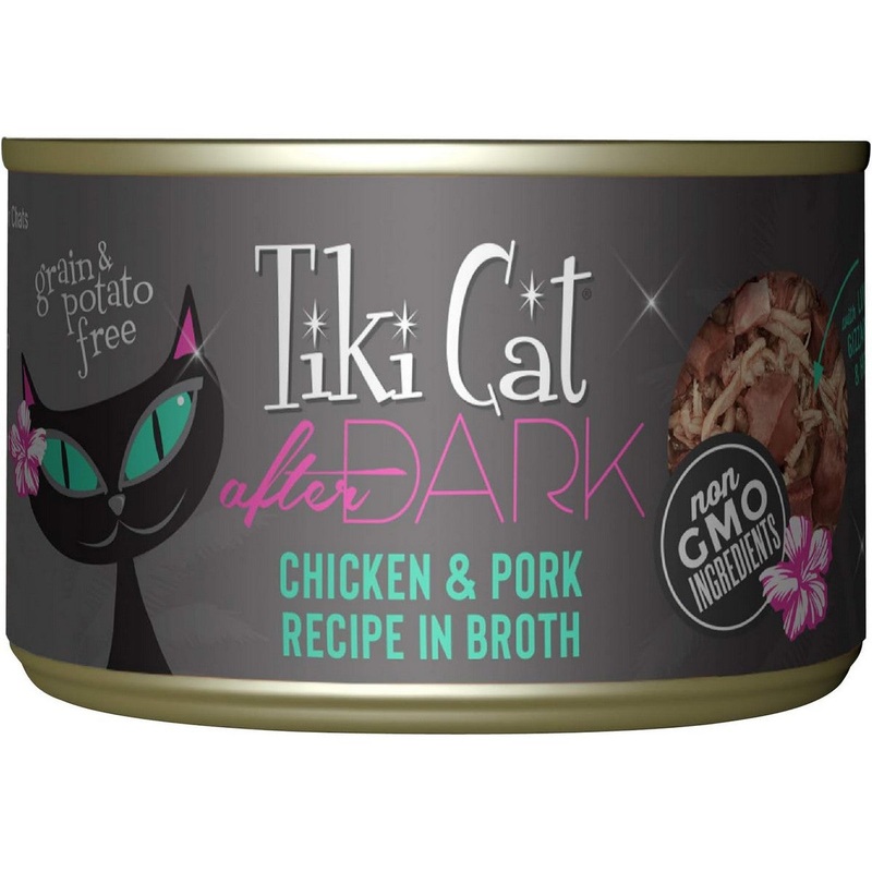 Tiki Cat After Dark Chicken & Pork Wet Cat Food 5.5oz