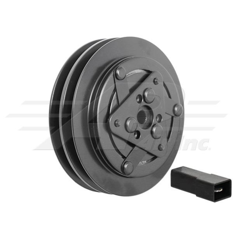 Sanden Clutch – 140Mm, 2 Groove, Splined Shaft, 12V for Massey Ferguson & Agco/Allis