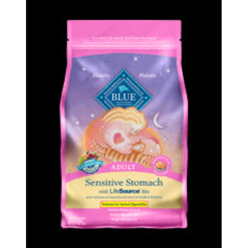 Blue Buffalo Chicken & Rice Sensitive Stomach Dry Cat Food 15lb