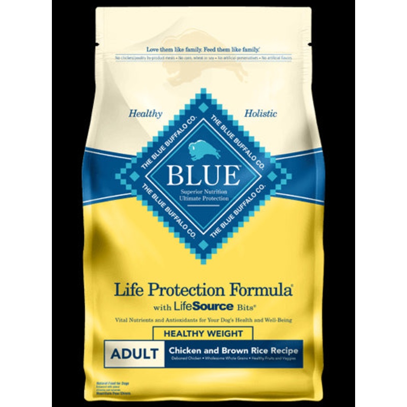 Blue Buffalo Healthy Weight Chicken & Rice Adult Dry Dog Food 15lb