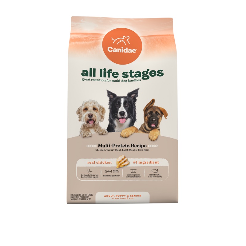 Canidae All Life Stages High Protein Dry dog Food – Multi-Protein – 27lb Bag