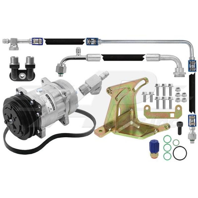 Air Conditioning Conversion Kit for Ford Tractors – York to Sanden Style