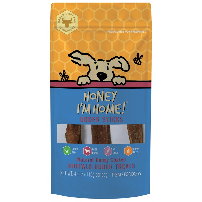 Honey I’m Home Natural Honey Coated Udder Sticks Dog Chews