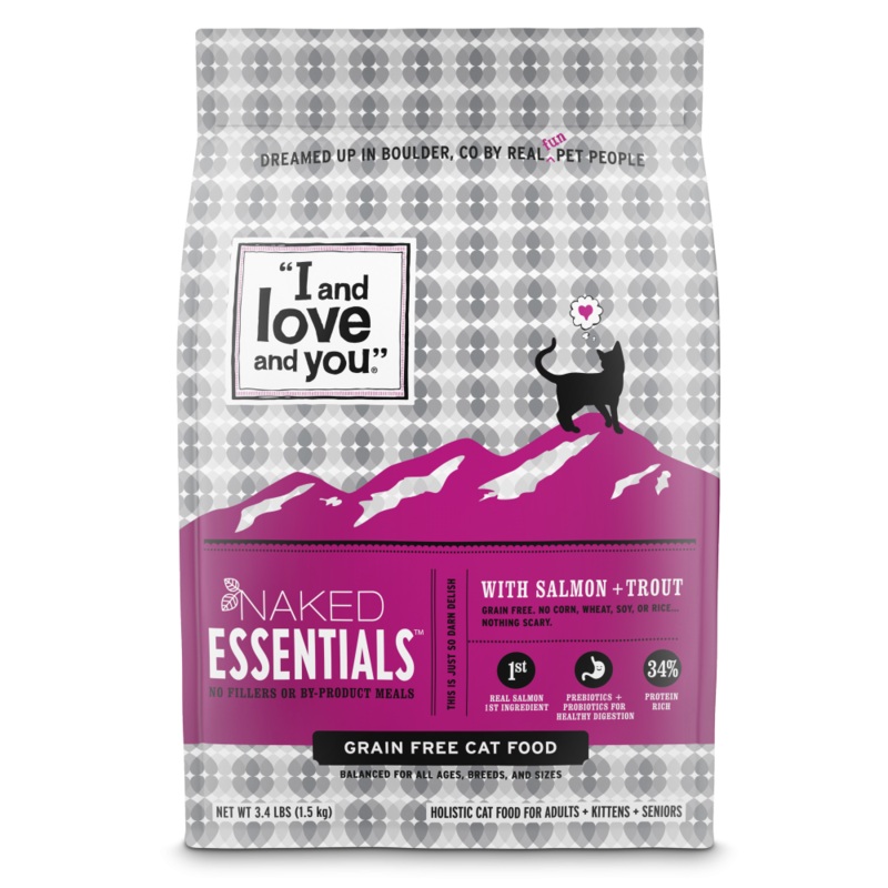 I and Love and You Grain Free Naked Essentials Salmon & Trout Dry Cat Food