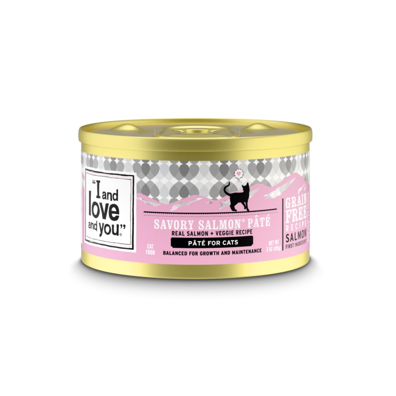 I And Love And You Grain Free Savory Salmon Pate Canned Cat Food