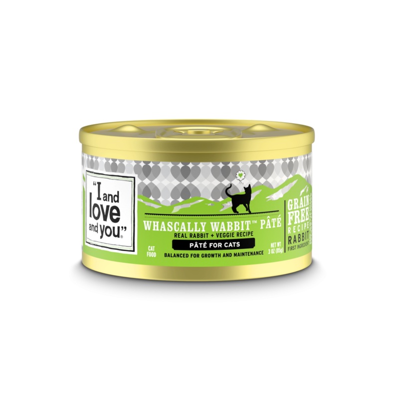 I and Love and You Grain Free Whascally Rabbit Recipe Canned Cat Food