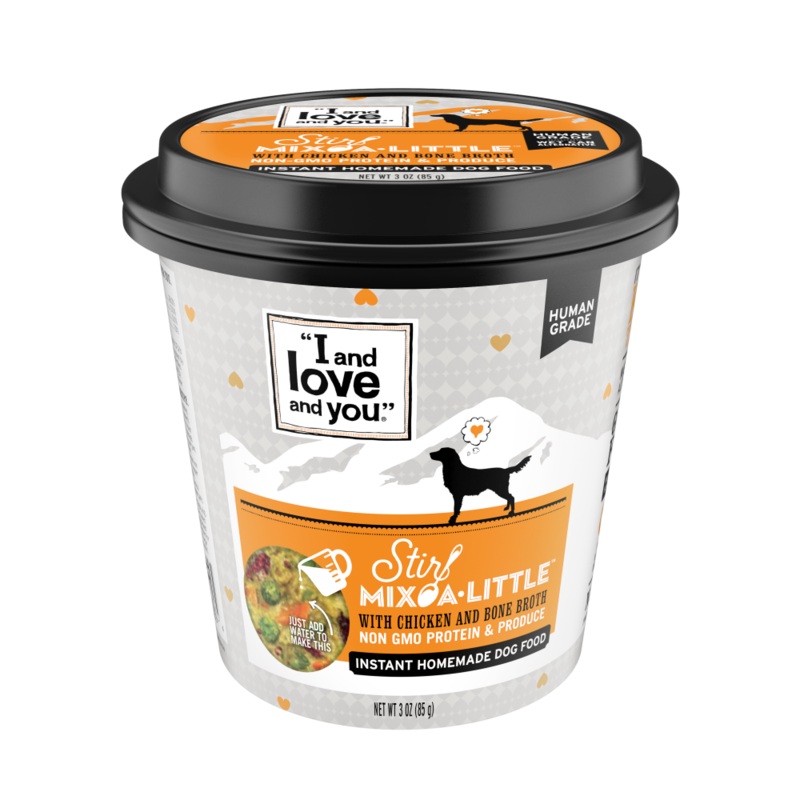 I and Love and You Stir-Mix-A-Little Chicken & Bone Broth Instant Home Made Dog Food