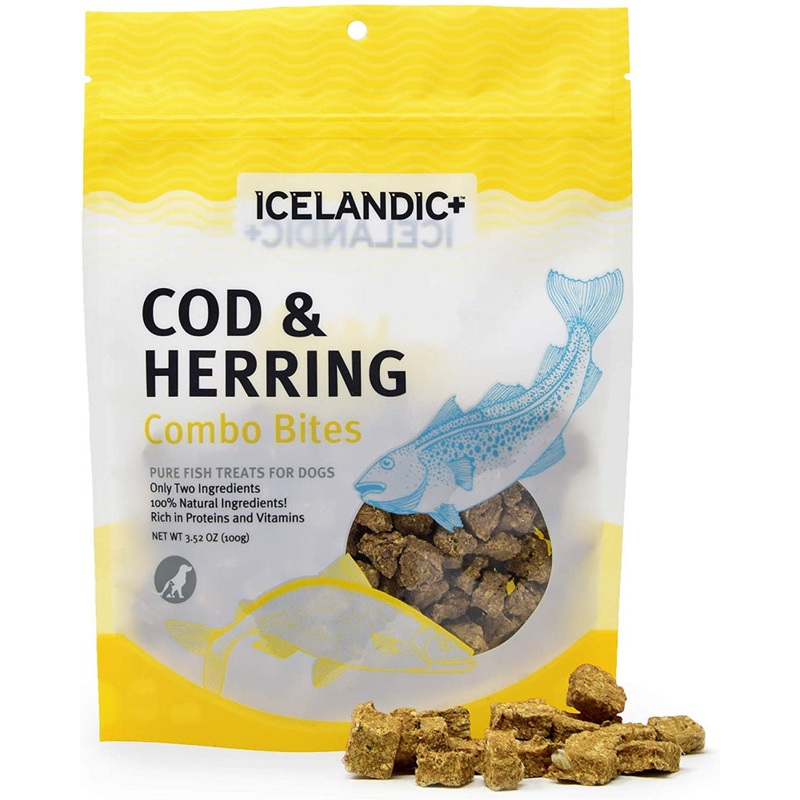 Icelandic+ Cod & Herring Combo Bites Fish Dog Treats