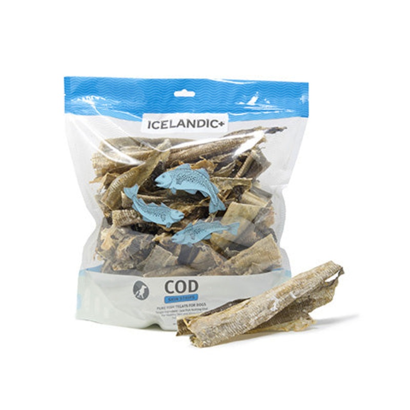 Icelandic+ Cod Skin Pieces Dog Treats