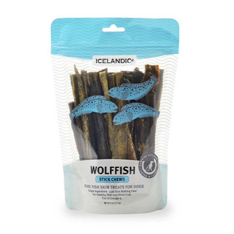 Icelandic+ Wolffish Skin Chew Stick Dog Treat