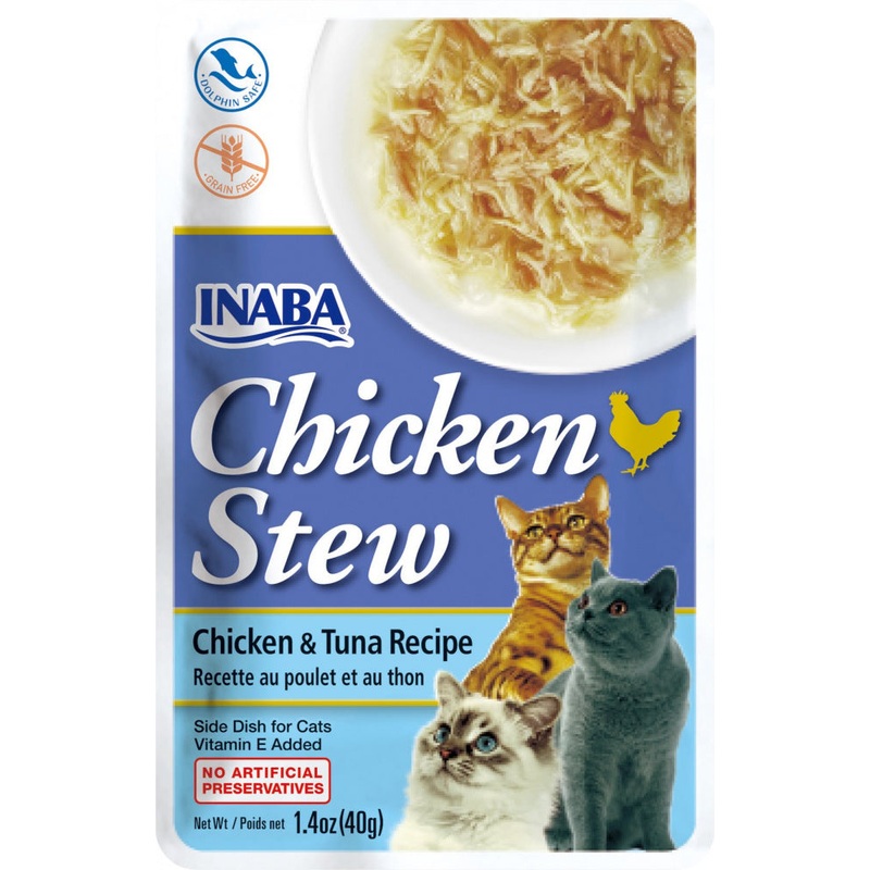 Inaba Cat Chicken Stew Chicken & Tuna Recipe Cat Food Topper