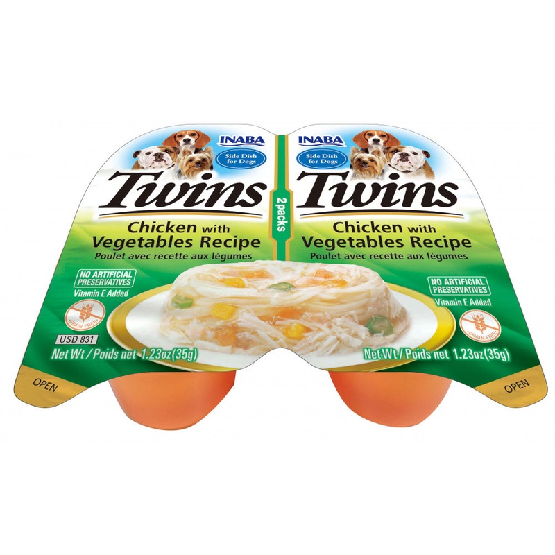 Inaba Dog Twin Cups Chicken With Vegetables Recipe Dog Food Topper