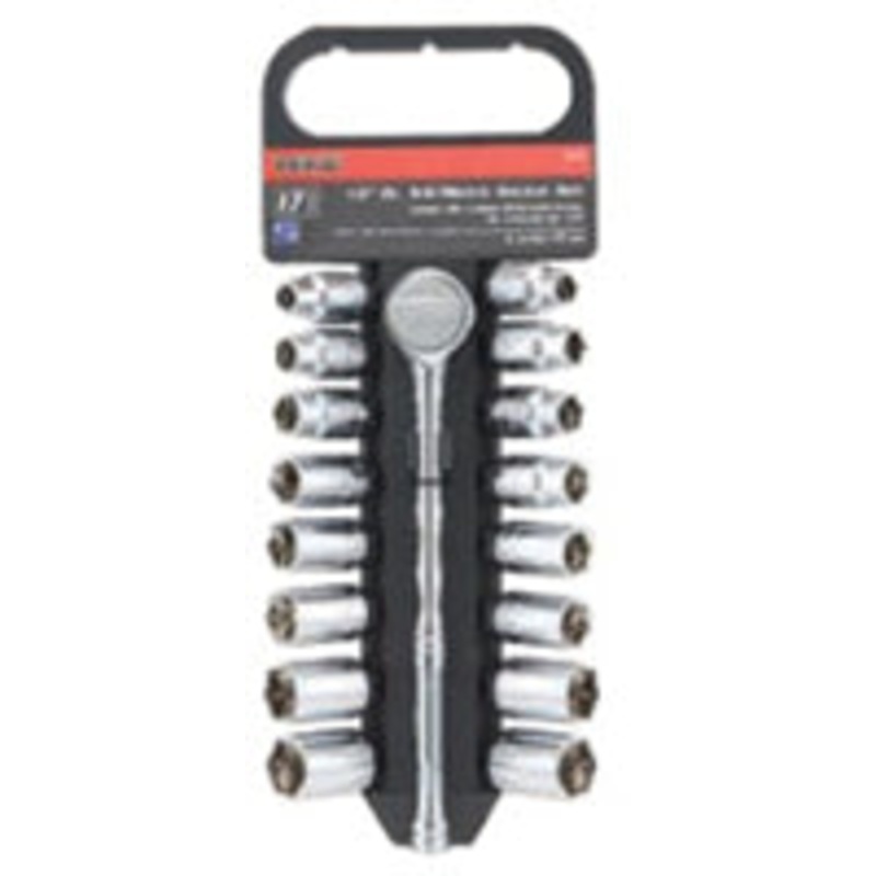 17 PIECE 1/2 DRIVE SOCKET SET