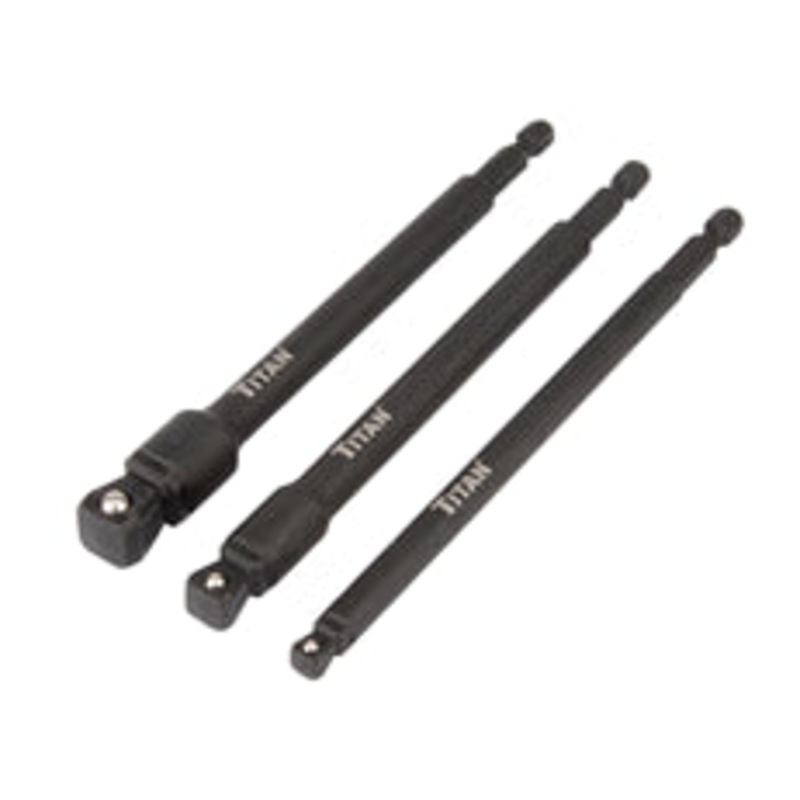 3 PIECE 6 IN. IMPACT WOBBLE SOCKET ADAPTER