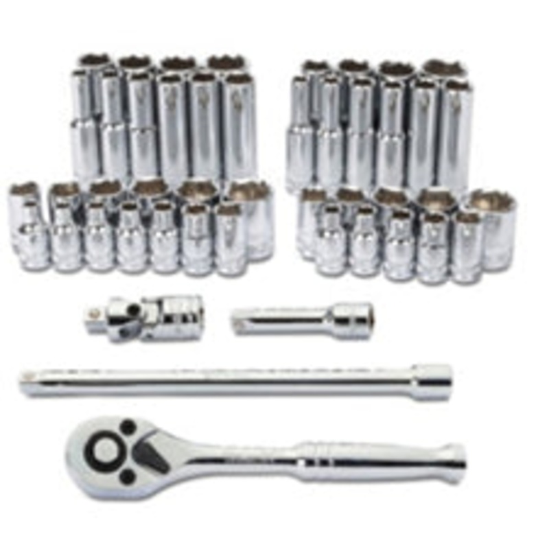 47 PC 1/4 DR MECHANIC SAE/MM SOCKET SET