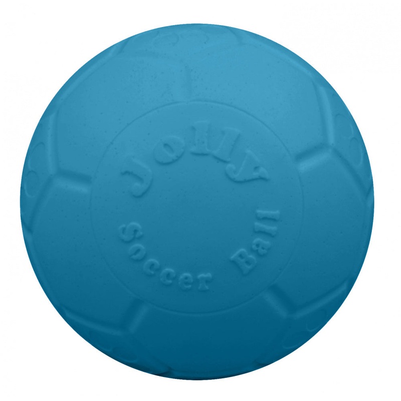 Jolly Pets Jolly Soccer Ball Ocean Blue Dog Toy