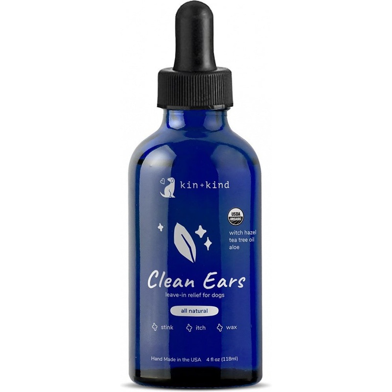 kin kind Organic Clean Ears Leave-In Dog Ear Cleaner