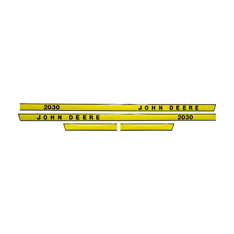 Decal Set for John Deere 2030 To Serial # 187300 Mylar – Hood Only