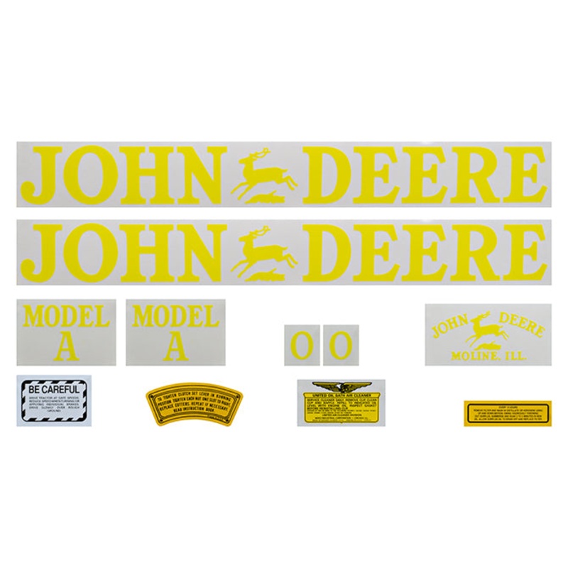 Decal Set for John Deere AO Unstyled Mylar