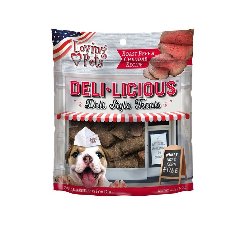Loving Pets Deli-licious Roast Beef & Cheddar Recipe Dog Treats