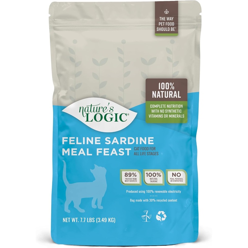 Nature’s Logic Feline Sardine Meal Feast All Life Stages Dry Cat Food