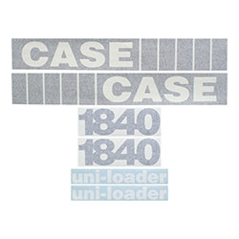 Decal Set for Case 1840 Mylar