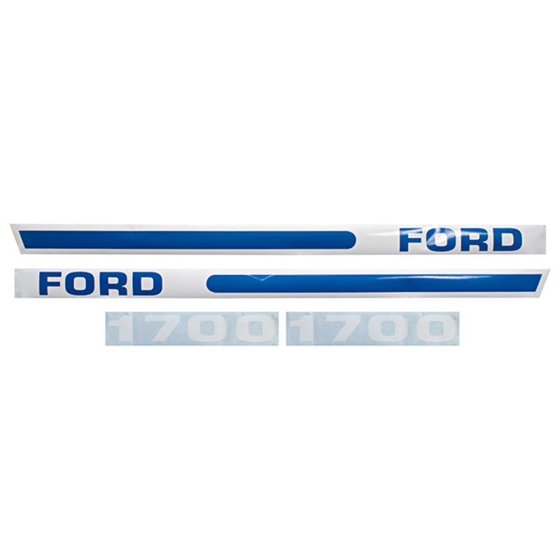 Decal Set for Ford 1700 Mylar – Hood Only