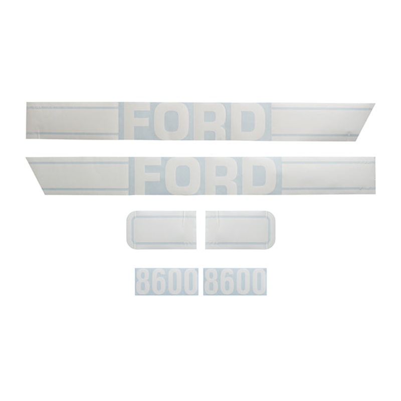 Decal Set for Ford 8600 Mylar – Hood Only