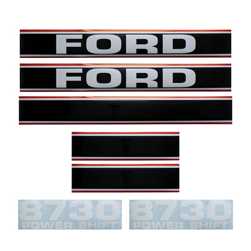 Decal Set for Ford 8730 Mylar – Hood Only