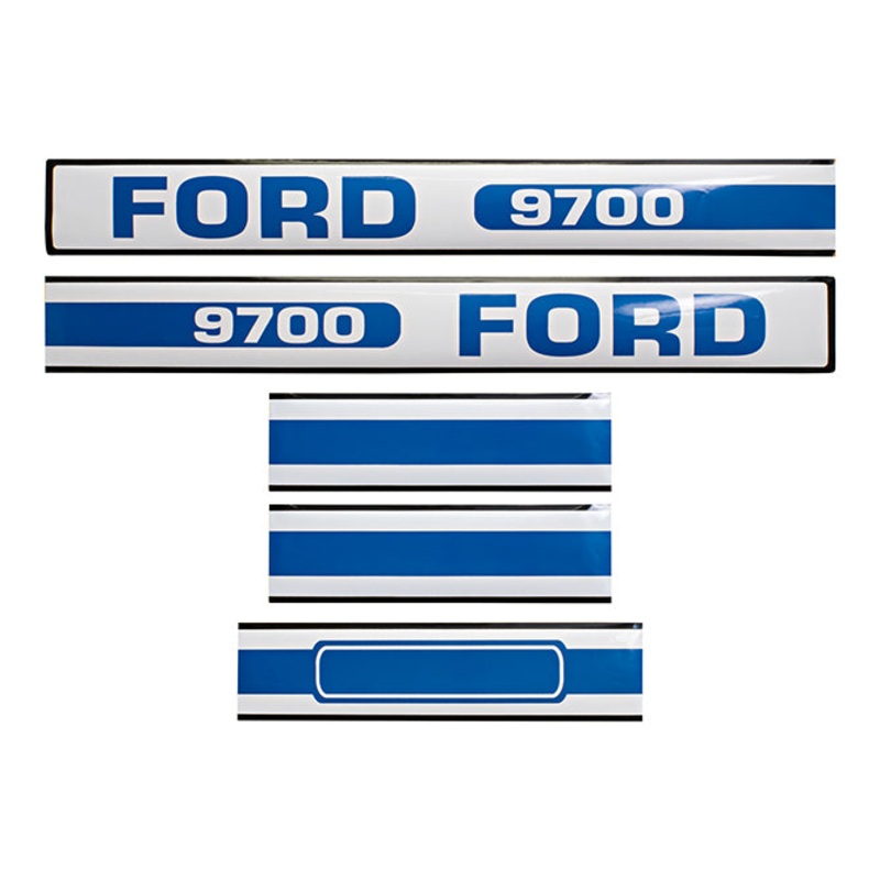 Decal Set for Ford 9700 Mylar – Hood Only