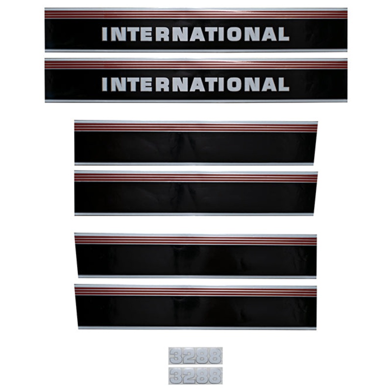 Decal Set for International / Farmall 3288 Mylar – Hood & Cab Decals