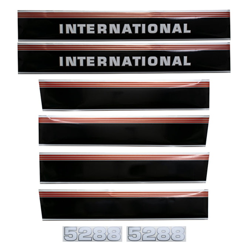 Decal Set for International / Farmall 5288 Mylar – Hood & Cab Decals