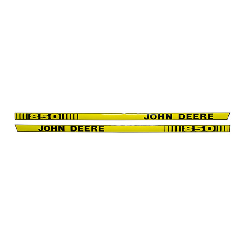 Decal Set for John Deere 850 Mylar – Hood Only