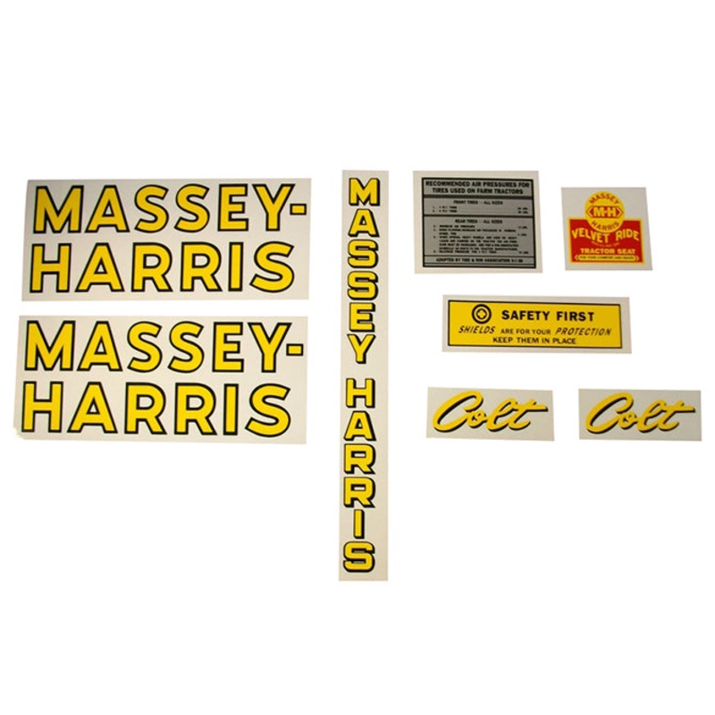 Decal Set for Massey Harris Colt Mylar