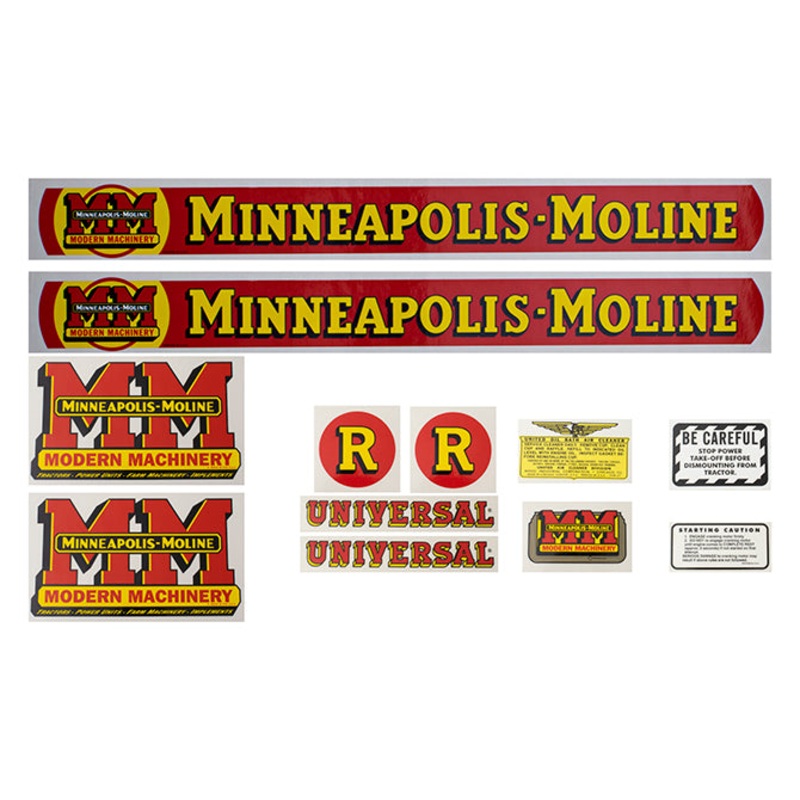 Decal Set for Minneapolis Moline R Mylar