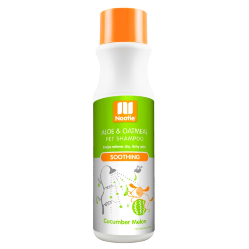 Nootie Soothing Aloe & Oatmeal Cucumber Melon Shampoo for Dogs