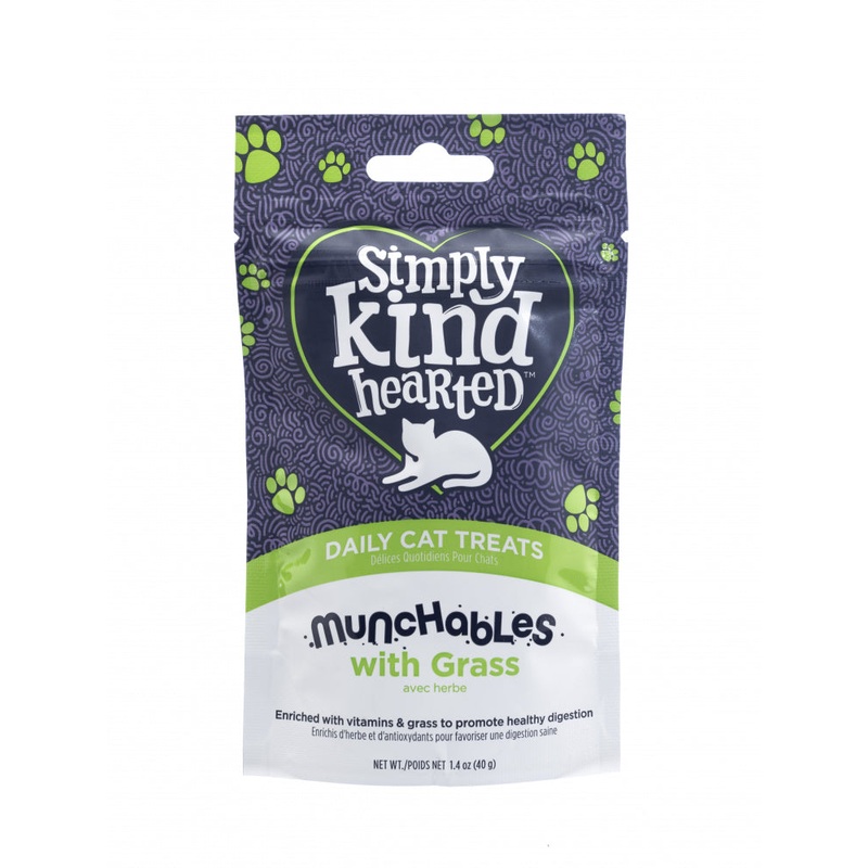 Simply Kind Hearted Munchables With Grass Cat Treats
