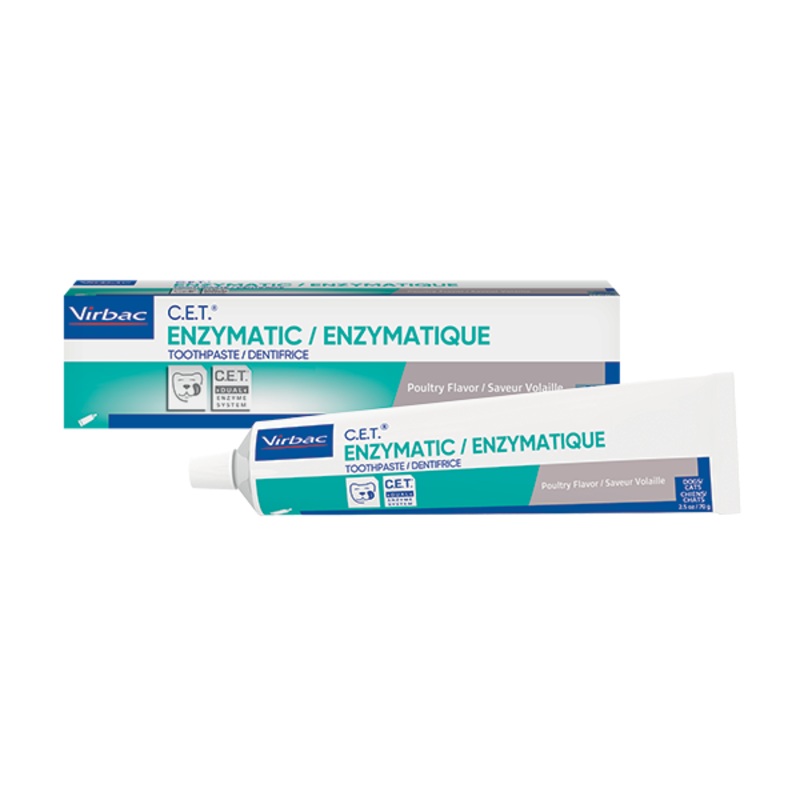 Virbac C.E.T. Enzymatic Pet Toothpaste Vanilla Mint Flavor for Dogs and Cats