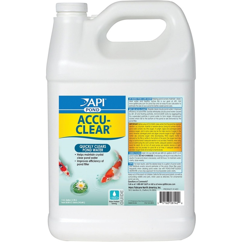 API Pond Accu-Clear Clarifier|1-Gallon
