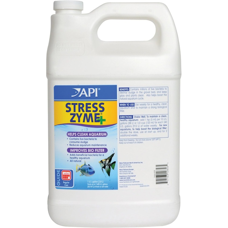 API Stress Zyme Freshwater & Saltwater Aquarium Water Cleaner