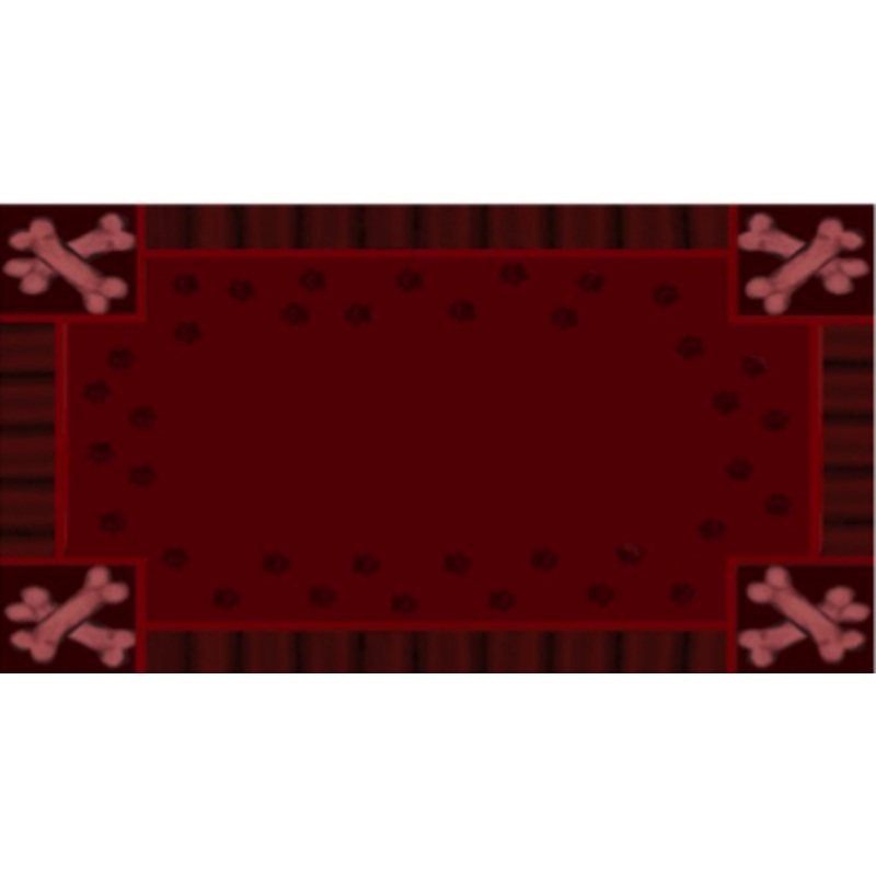 Arlee Pet Products A Dog’s Day Tapestry Bowl Mat