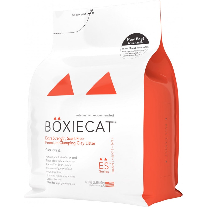 Boxiecat Extra Strength Scentfree Premium Clumping Clay Litter