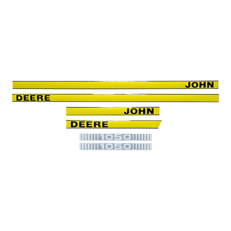 Decal Set for John Deere 1050 Mylar – Hood Only