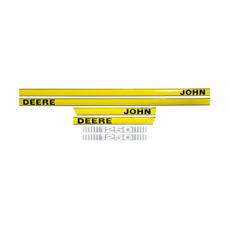 Decal Set for John Deere 1250 Mylar – Hood Only