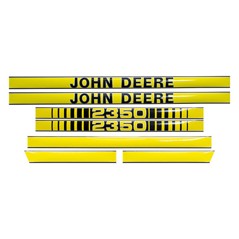 Decal Set for John Deere 2350 Mylar – Hood Only