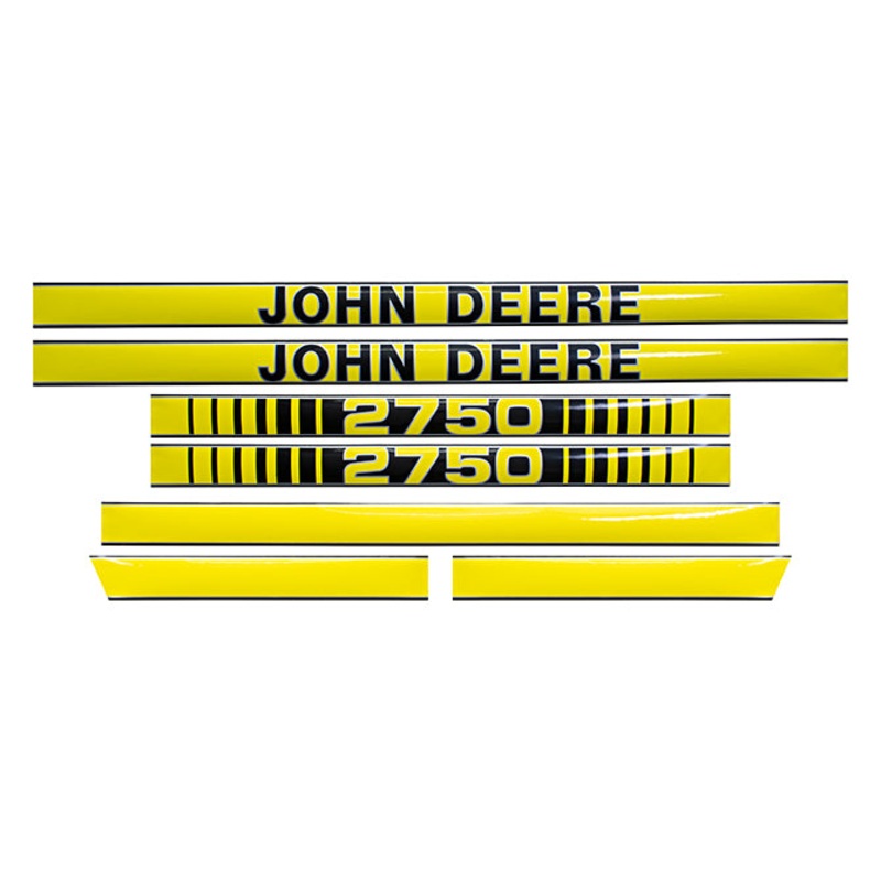 Decal Set for John Deere 2750 Mylar – Hood Only