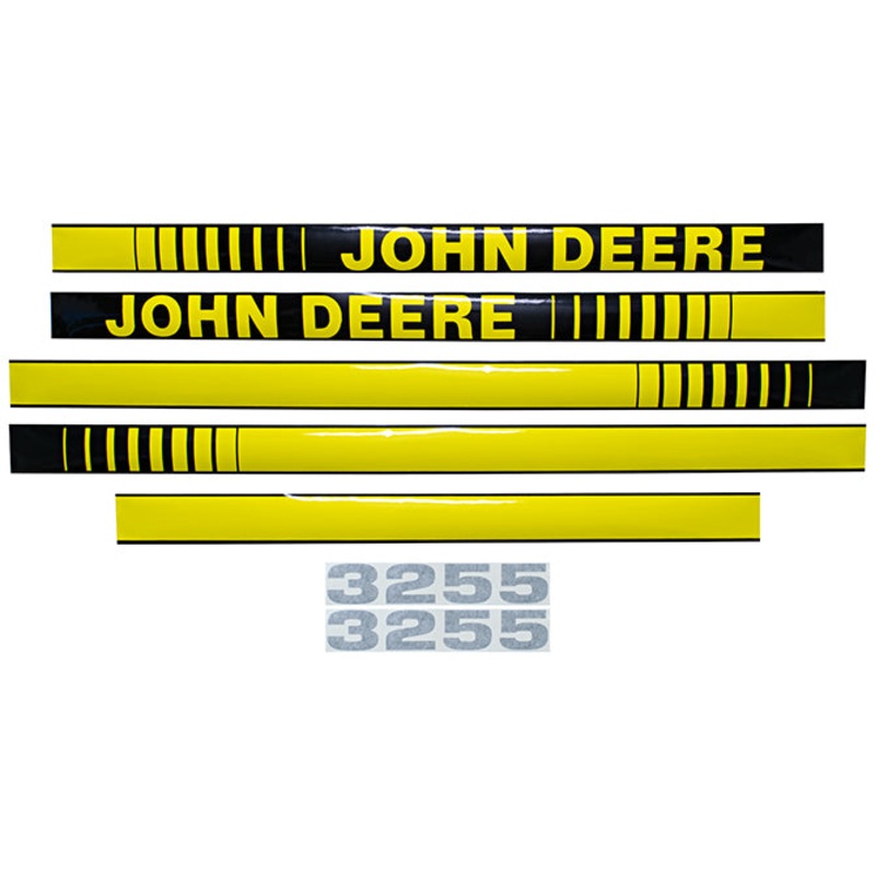 Decal Set for John Deere 3255 Mylar – Hood Only