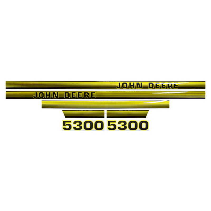 Decal Set for John Deere 5300 Mylar – Hood Only
